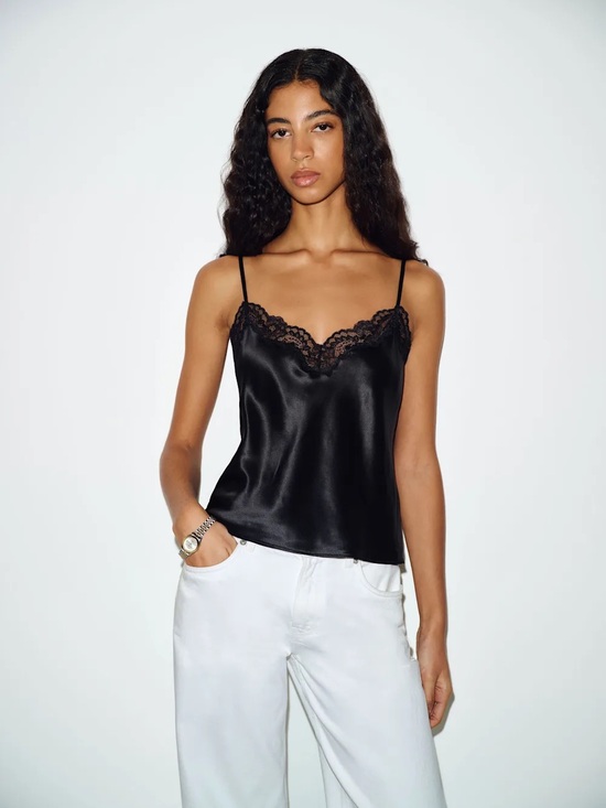 Reformation Tops - Reformation Teddy Silk Camisole